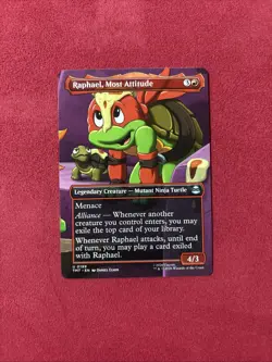 Raphael, Most Attitude - Teenage Mutant Ninja Turtles TMT MTG Magic #199 - Image 1