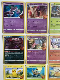 2022 Pokemon Halloween Trick or Trade 30 Card Complete Set Mewtwo Pikachu Gengar - Image 2