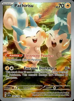 Pachirisu 208/198 Holo - Pokemon SV01: Scarlet & Violet Base Set - NM - Image 1