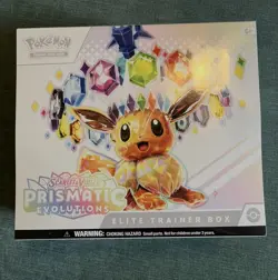 Pokemon Prismatic Evolutions Elite Trainer Box ETB New Sealed - Small Scratch - Image 1