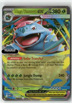 Mega Venusaur ex - 003/132 [Pokemon MEG - 003/132] Holofoil - Image 2