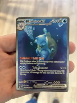 Pokemon TCG Blastoise EX Sir 200/165 Scarlet & Violet 151 - Image 1