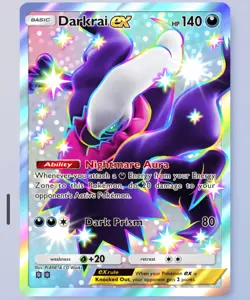 Darkrai EX Shiny Deluxe Pack ex Pokemon TCG Pocket Trade 2 Star ⭐⭐ - Image 1