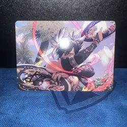 MTG Final Fantasy Art Series Dancer's Chakrams 24/53 GOLD SIGNED NM - Image 1