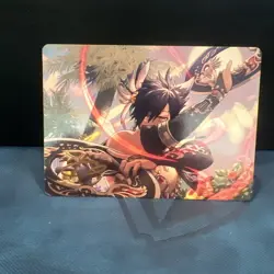 MTG Final Fantasy Art Series Dancer's Chakrams 24/53 GOLD SIGNED NM - Image 2