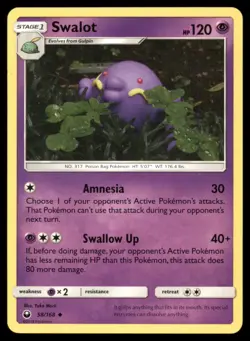 Swalot 58/168 Uncommon Celestial Storm Pokemon Moderately Played - Image 1