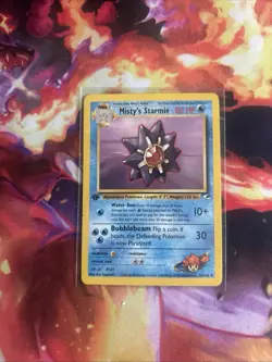 Pokemon Gym Heroes 1st Edition Misty's Starmie 56/132 - Image 1