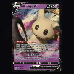 Mimikyu V 062/163 Battle Styles Holo V Rare Pokemon TCG NM - Image 1