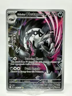 Pokemon TCG Galarian Obstagoon Holo 245/217 Ascended Heroes Near Mint - Image 1