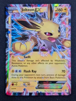 Jolteon EX 28/83 Generations Pokemon NM Holo - Image 1
