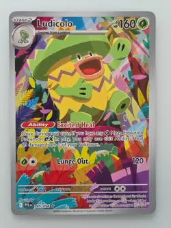 Ludicolo 95/94 Full Art Illustration Rare Pokemon TCG Phantasmal Flames 95/94 - Image 1