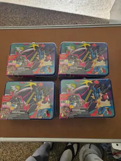 (4) FOUR - Pokemon 2025 Fall Mega Collector Chest Tin Boxes - 24 Packs ! - Image 1