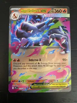 Mega Charizard X ex - Pokemon TCG - Phantasmal Flames - 013/094 - DBL RARE ~ NM - Image 1