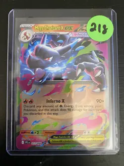 Mega Charizard X ex - Pokemon TCG - Phantasmal Flames - 013/094 - DBL RARE ~ NM - Image 3