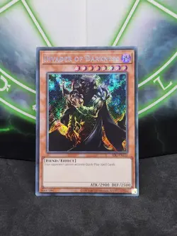 Yugioh Invader of Darkness IOC-111 Secret Rare 25th Anniversary NM - Image 1