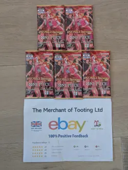 One Piece EB-03 Heroines Edition 5x Sealed Booster Pack English New 🔥 In Hand ✅ - Image 1