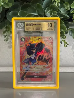 2026 One Piece Sabo Special Alternate Art #105 OP15-EB04 English Gem Mint BGS 10 - Image 1