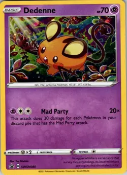 Dedenne - Promo SWSH: Sword & Shield Promo Cards SWSH080 NM - Image 1