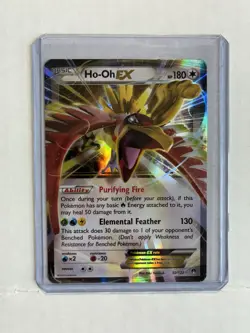 Ho-Oh EX 92/122 BREAKpoint Ultra Rare Holo Pokemon Card NM - Image 1