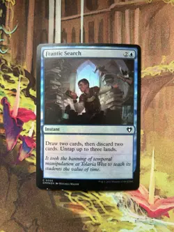 Frantic Search Commander Masters Foil LP MTG - Image 1