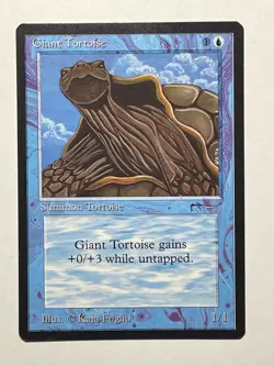 Giant Tortoise MTG Arabian Nights 1993 Magic NM - Image 1