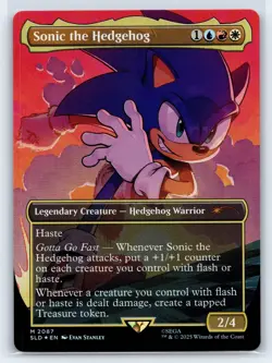 Sonic the Hedgehog Secret Lair Drop Series SLD 2087 NM Evan Stanley - Image 1