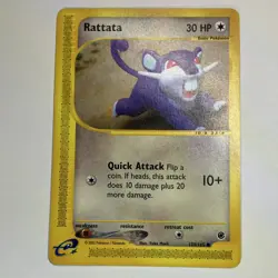 Clay Rattata 128/165 Expedition - NM - Image 1