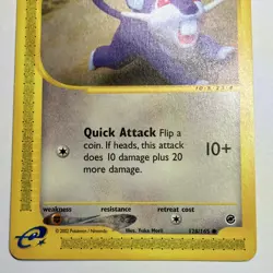 Clay Rattata 128/165 Expedition - NM - Image 4