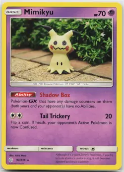 Mimikyu (97) Rare SM - Cosmic Eclipse 97/236 Pokemon TCG - Image 1