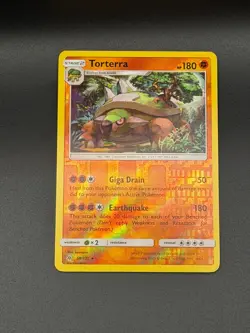 Pokemon Torterra Reverse Holo Rare SM - Forbidden Light 58/131 NM - Image 1