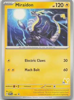 Miraidon 148 Holo Promo Scarlet & Violet Promo Pokemon Holo Near Mint - Image 1