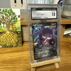 Gengar V 156/264 Ultra Rare Holo - 2021 Pokemon Fusion Strike - CGC 10 - Image 3