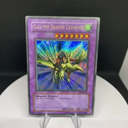Yugioh: Gaia The Dragon Champion - LOB-125 - Secret Rare - Unlimited - LP - Image 1