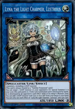 Lyna The Light Charmer, Lustrous - Super Rare 1st Ed. RA04-EN081 - NM - YuGiOh - Image 1