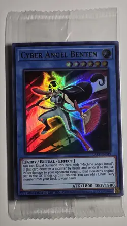 Cyber Angel Benten LART-EN049 Limited Edition Ultra Rare Yugioh TCG SEALED NM/M - Image 1