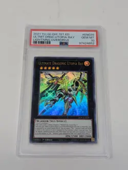 Yugioh Ultimate Dragonic Utopia Ray LIOV-EN039 Ultra Rare 1st Ed PSA 10 - Image 1