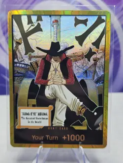 One Piece Dracule Mihawk Gold Don!! Card English Card Op14 Azure Sea’s Seven NM - Image 1