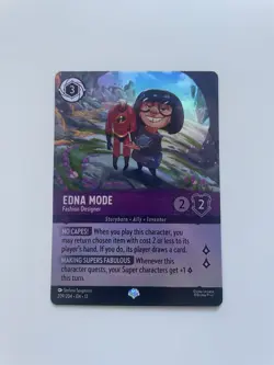 Edna Mode - Fashion Designer - 209/204 - Epic - Lorcana - Wilds Unknown - Image 3