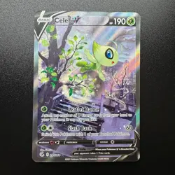Celebi V 245/264 SWSH Fusion Strike Holo Alt Art Secret Rare Pokemon TCG Card NM - Image 1
