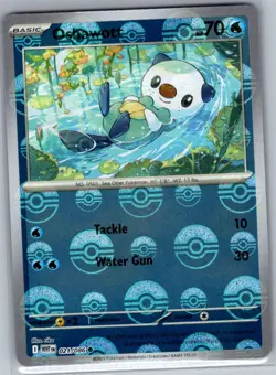 Oshawott (Poke Ball Pattern) 021/086 SV: White Flare - Pokemon Card - NM - Image 1