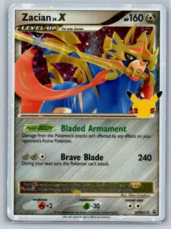 SWSH: Sword & Shield Promo Cards #SWSH135 Zacian LV. X Promo,Holo - Image 1
