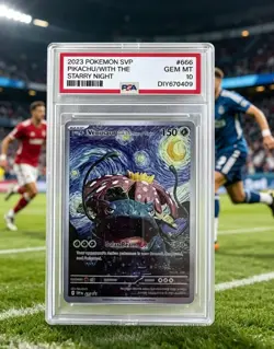 Pokemon Van Gogh Museum Set PSA10 Gem Mint-Starry Night&Portrait Art Card Sale - Image 3