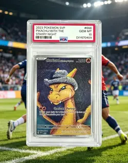Pokemon Van Gogh Museum Set PSA10 Gem Mint-Starry Night&Portrait Art Card Sale - Image 4