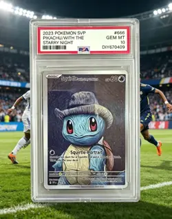 Pokemon Van Gogh Museum Set PSA10 Gem Mint-Starry Night&Portrait Art Card Sale - Image 5