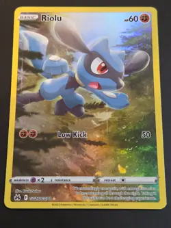 Pokemon Riolu GG26/ GG70 Crown Zenith Galarian Gallery Holo Card NM - Image 1