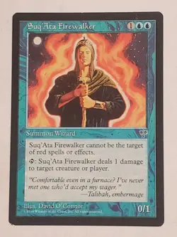 MTG Suq'ata Firewalker (Mirage/Blue/U) - BGM - Image 1