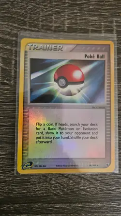 Pokemon TCG Pokeball Ruby and Sapphire (2003) Reverse Holo Foil Card LP - Image 1
