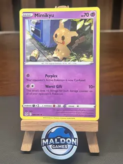 Mimikyu 080/196 Lost Origin Rare NM 2022 - Image 1