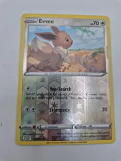Eevee 125/203 Reverse Holo Common Pokemon Evolving Skies EVS NM - Image 2