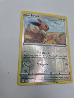 Eevee 125/203 Reverse Holo Common Pokemon Evolving Skies EVS NM - Image 4